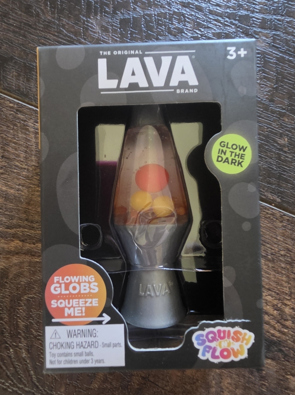 Lava Squish N Flow Glow in the Dark Squishy Fidget Toy Sensory Stress Toy NEW